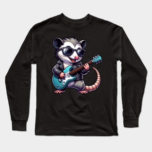Possum Guitarist Long Sleeve T-Shirt